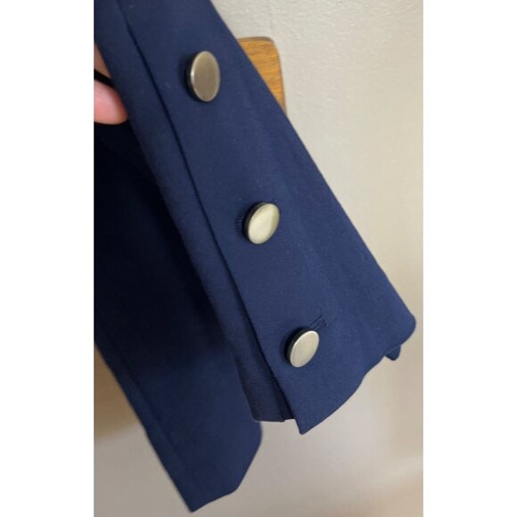 Talbots Hampshire Ankle Pants Blue Capri Chinos Classic Career Basic Womens 6P - Picture 2 of 7